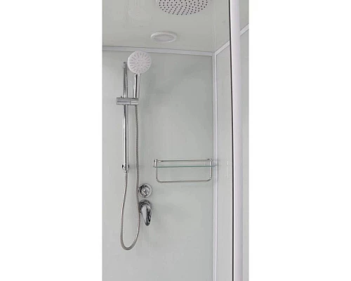 Купить Душевая кабина 110x80x220 см Frank F411L White 411411 прозрачное в магазине сантехники Santeh-Crystal.ru