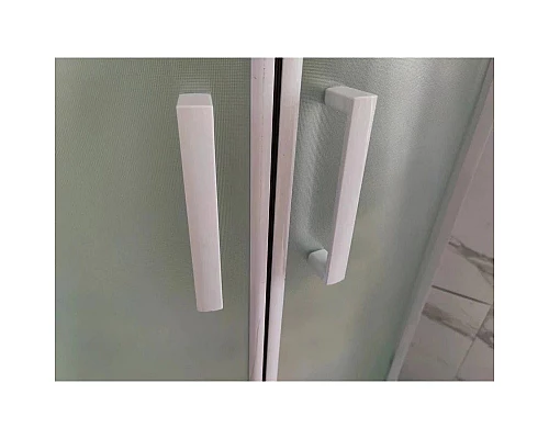 Приобрести Душевая кабина 90x90x220 см Frank F409/1 М White 20024 текстурное стекло в магазине сантехники Santeh-Crystal.ru