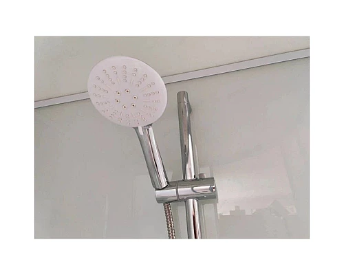 Приобрести Душевая кабина 90x90x220 см Frank F409/1 М White 20024 текстурное стекло в магазине сантехники Santeh-Crystal.ru