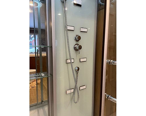 Приобрести Душевая кабина 90x85x218 см Frank F501 29607950 прозрачное в магазине сантехники Santeh-Crystal.ru