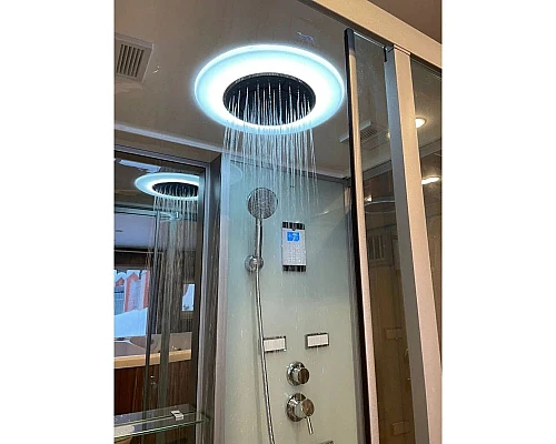 Приобрести Душевая кабина 90x85x218 см Frank F501 29607950 прозрачное в магазине сантехники Santeh-Crystal.ru