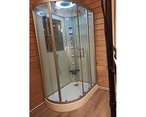 Купить Душевая кабина 120x80x218 см Frank F610L 2015357 прозрачное в магазине сантехники Santeh-Crystal.ru