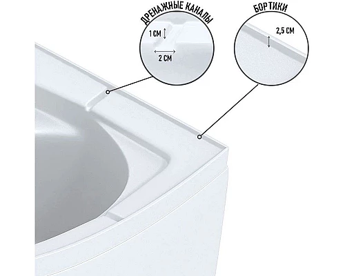 Заказать Душевая кабина 120х80х215 см Niagara E120/80/26L/TN тонированное в магазине сантехники Santeh-Crystal.ru