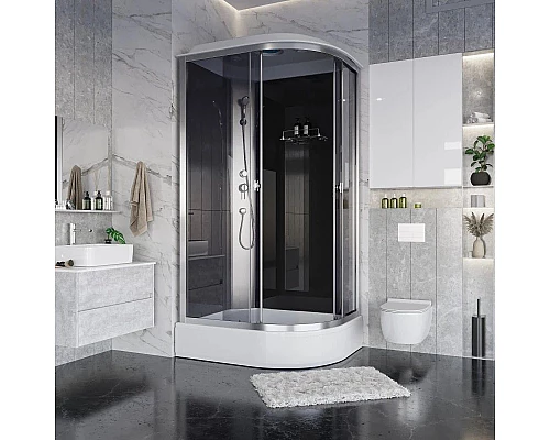 Заказать Душевая кабина 120х80х215 см Niagara E120/80/26L/TN тонированное в магазине сантехники Santeh-Crystal.ru