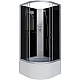 Приобрести Душевая кабина 80х80х200 см Niagara NG-2507-14BK тонированное в магазине сантехники Santeh-Crystal.ru