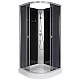 Заказать Душевая кабина 90х90х200 см Niagara E90/13/TN/BK тонированное в магазине сантехники Santeh-Crystal.ru