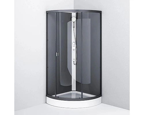 Купить Душевая кабина 90,5х90,5х205 см Am.Pm X-Joy W88C-301-090GG тонированное в магазине сантехники Santeh-Crystal.ru