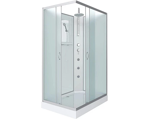 Заказать Душевая кабина 120х90х240 см Niagara NG-43295-14QBKTG матовое в магазине сантехники Santeh-Crystal.ru