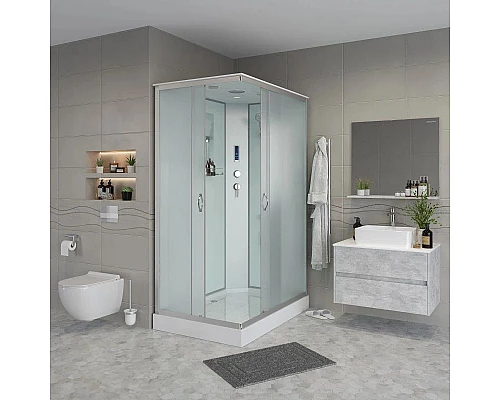 Купить Душевая кабина 120х90х220 см Niagara NG-43295-14QP матовое в магазине сантехники Santeh-Crystal.ru