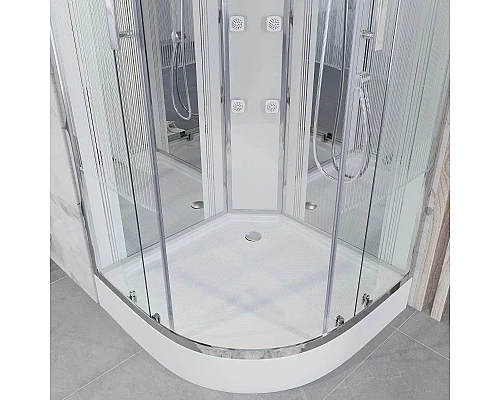 Заказать Душевая кабина 120х120х220 см Niagara NG-7012-01 интимато в магазине сантехники Santeh-Crystal.ru