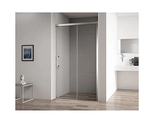 Заказать Душевая дверь 100 см Cezares DUET SOFT-BF-1-100-C-Cr-R прозрачное в магазине сантехники Santeh-Crystal.ru