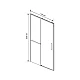 Душевая дверь 110 см Vincea Slim Soft VDS-1SS110CL прозрачное