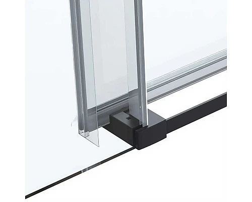 Приобрести Душевая дверь 110 см Vincea Como Soft VDS-1CS110CLB прозрачное в магазине сантехники Santeh-Crystal.ru