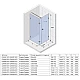 Заказать Душевой уголок 117,2х77,2 см Riho Scandic X204 R G001096120 прозрачное в магазине сантехники Santeh-Crystal.ru