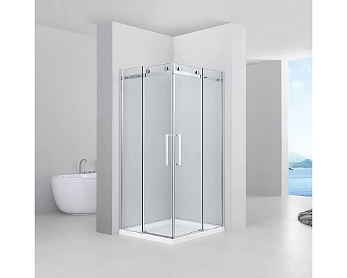 Купить Душевой уголок 90х90 см Black & White Stellar Wind 2029090 прозрачное в магазине сантехники Santeh-Crystal.ru