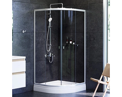 Приобрести Душевой уголок с поддоном 80x80 см AM.PM X-Joy W88E-205-080MT прозрачное в магазине сантехники Santeh-Crystal.ru