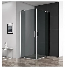 Душевой уголок 100-110х70-80 см Cezares SLIDER-AH-2-70/80-100/110-GRIGIO-Cr серое