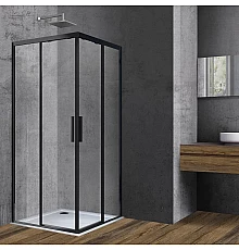 Душевой уголок 100x100 см Vincea Soft VSS-3SO100CLB прозрачное