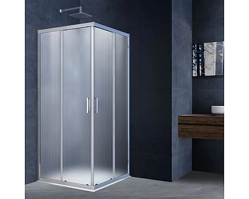 Душевой уголок 100x100 см Vincea Alpha VSS-3AL100MT текстурное