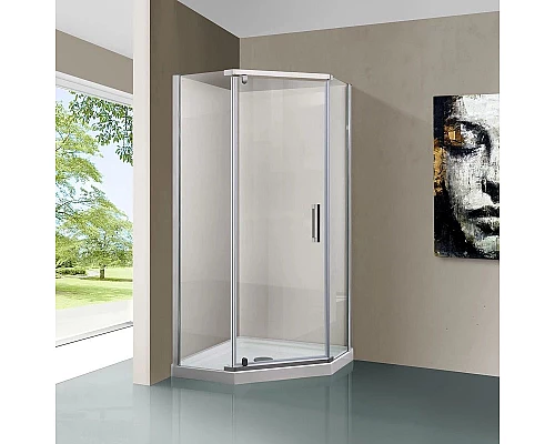 Душевой уголок 100x100 см Vincea Stresa VSP-1S100CL прозрачное