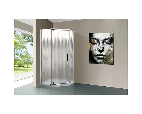 Душевой уголок 100x100 см Vincea Stresa VSP-1S100CH шиншилла