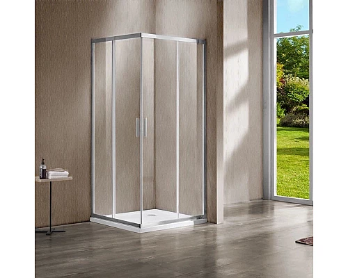Душевой уголок 100x90 см Vincea Garda VSS-1G9010CL прозрачное