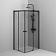 Приобрести Душевой уголок 98,4х78,4 см Am.Pm X-Joy W94G-403-10080-BT прозрачное в магазине сантехники Santeh-Crystal.ru