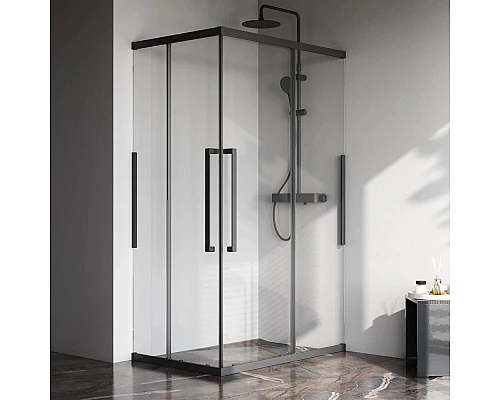 Купить Душевой уголок 117,8х77,8 см Am.Pm Func W84G-403-12080-BT прозрачное в магазине сантехники Santeh-Crystal.ru