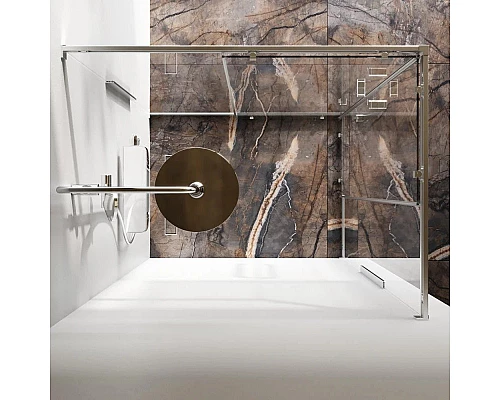 Заказать Душевой уголок 117,8х87,8 см Am.Pm Func W84G-403-12090-MT прозрачное в магазине сантехники Santeh-Crystal.ru