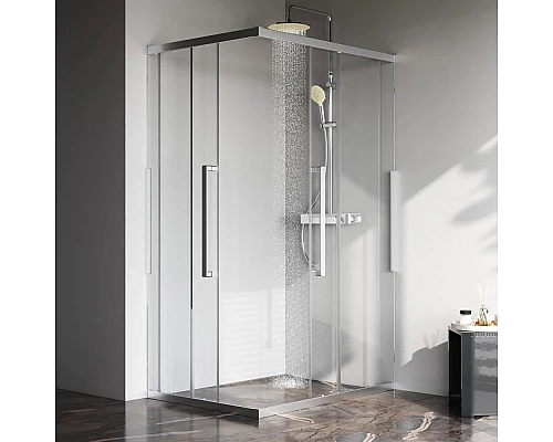 Заказать Душевой уголок 117,8х87,8 см Am.Pm Func W84G-403-12090-MT прозрачное в магазине сантехники Santeh-Crystal.ru