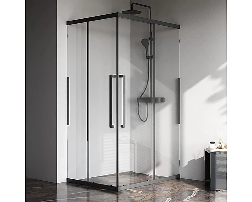 Приобрести Душевой уголок 117,8х87,8 см Am.Pm Func W84G-403-12090-BT прозрачное в магазине сантехники Santeh-Crystal.ru