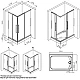 Приобрести Душевой уголок 117,8х87,8 см Am.Pm Func W84G-403-12090-BT прозрачное в магазине сантехники Santeh-Crystal.ru
