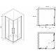 Заказать Душевой уголок 100х100 см Abber Schwarzer Diamant AG02100BMH матовое в магазине сантехники Santeh-Crystal.ru