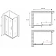 Приобрести Душевой уголок 100х60 см Abber Schwarzer Diamant AG30100B5-S60B5 прозрачное в магазине сантехники Santeh-Crystal.ru