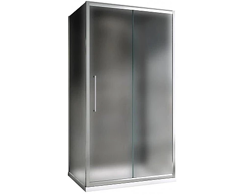 Приобрести Душевой уголок 140х50 см Abber Schwarzer Diamant AG30140MH-S50M-S50M матовое в магазине сантехники Santeh-Crystal.ru