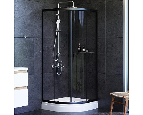 Купить Душевой уголок с поддоном 80х80 см Am.Pm X-Joy W88E-205-080BT64 прозрачное в магазине сантехники Santeh-Crystal.ru