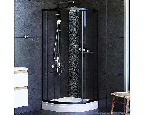 Купить Душевой уголок с поддоном 80х80 см Am.Pm X-Joy W88E-205-080BT64 прозрачное в магазине сантехники Santeh-Crystal.ru