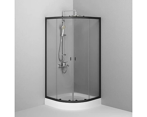 Купить Душевой уголок с поддоном 80х80 см Am.Pm X-Joy W88E-205-080BT64 прозрачное в магазине сантехники Santeh-Crystal.ru