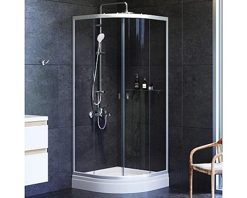 Приобрести Душевой уголок с поддоном 80х80 см Am.Pm X-Joy W88E-205-080MT64 прозрачное в магазине сантехники Santeh-Crystal.ru