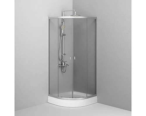 Приобрести Душевой уголок с поддоном 80х80 см Am.Pm X-Joy W88E-205-080MT64 прозрачное в магазине сантехники Santeh-Crystal.ru