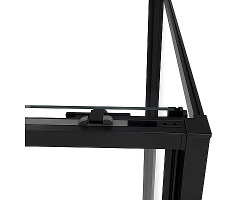 Душевой уголок 100x90 см Vincea Slim Soft VSR-1SS9010CLB прозрачное