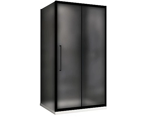 Купить Душевой уголок 100х90 см Abber Schwarzer Diamant AG30100BMH-S90BM матовое в магазине сантехники Santeh-Crystal.ru