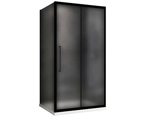 Заказать Душевой уголок 140х90 см Abber Schwarzer Diamant AG30140BMH-S90BM матовое в магазине сантехники Santeh-Crystal.ru