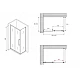 Заказать Душевой уголок 140х90 см Abber Schwarzer Diamant AG30140BMH-S90BM матовое в магазине сантехники Santeh-Crystal.ru