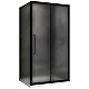 Заказать Душевой уголок 170х100 см Abber Schwarzer Diamant AG30170BMH-S100BM-S100BM матовое в магазине сантехники Santeh-Crystal.ru
