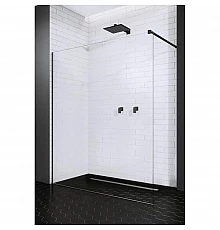 Неподвижная перегородка Radaway Modo X II Black 70 прозрачное