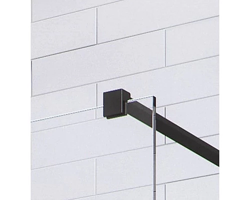 Купить Неподвижная перегородка Radaway Modo X II Black 90 прозрачное в магазине сантехники Santeh-Crystal.ru