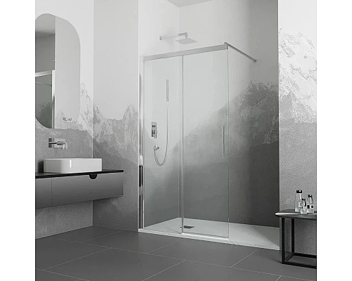 Заказать Неподвижная перегородка 140 см RGW WA-13 Walk-in 34101314-11 прозрачное в магазине сантехники Santeh-Crystal.ru
