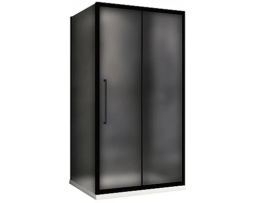 Приобрести Боковая стенка 100 см Abber Schwarzer Diamant S100BM матовое в магазине сантехники Santeh-Crystal.ru