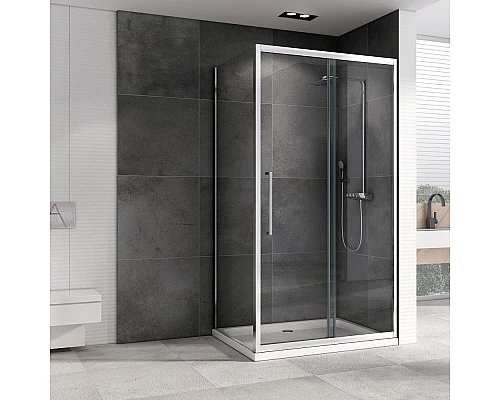 Заказать Боковая стенка 60 см Abber Schwarzer Diamant S60 прозрачное в магазине сантехники Santeh-Crystal.ru